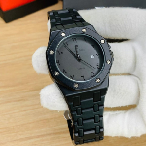 Black AP Date Edition Luxury Watch – Stainless Steel